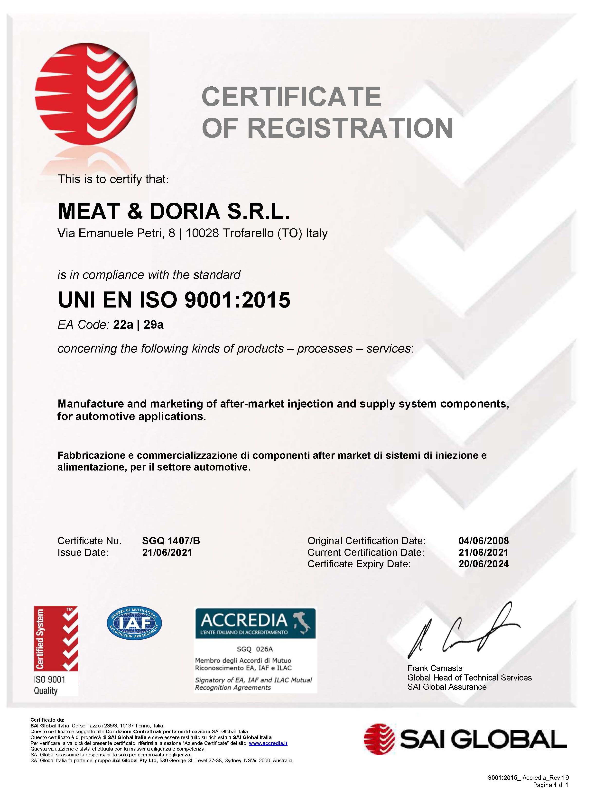 Certificazione